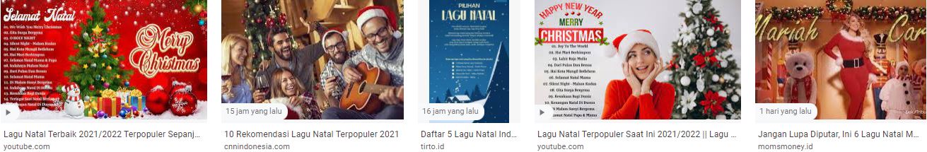 Unik & Mirisnya Lagu Natal | ARTIKEL (rbebe.id)
