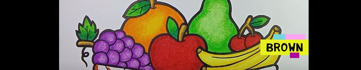 Menggambar Buah-Buahan Dalam Keranjang (Istoyo Painting Art)