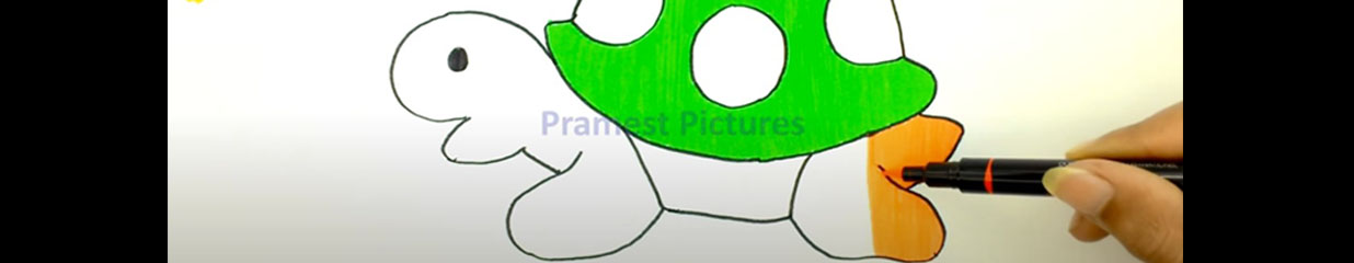 Menggambar & Mewarnai Kura-Kura (Pramest Pictures)