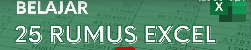 25 Rumus Excel Paling Penting (Ignasius Ryan)