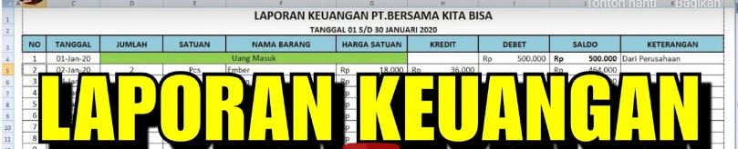 Cara membuat Laporan Keuangan di Excel dengan Cepat (Felly Tutorial)