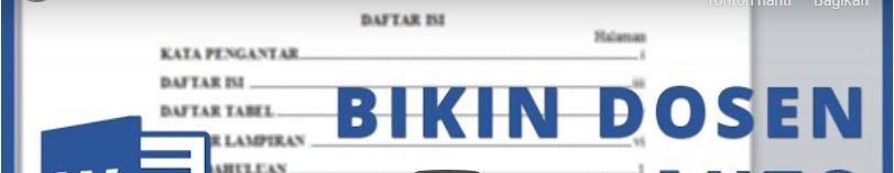 Cara Mudah Membuat Daftar Isi Otomatis (Promingo Studio)