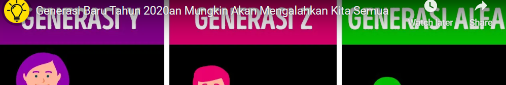 Generasi Alpha Lahir Antara 2010 - 2025 (SISI TERANG)