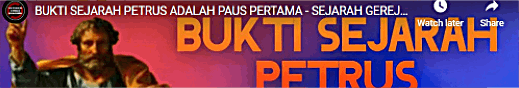 Petrus Adalah Paus Pertama? (CATHOLIC CREDO CHANNEL)