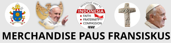 Merchandise Pin & Ganci Kunjungan Paus